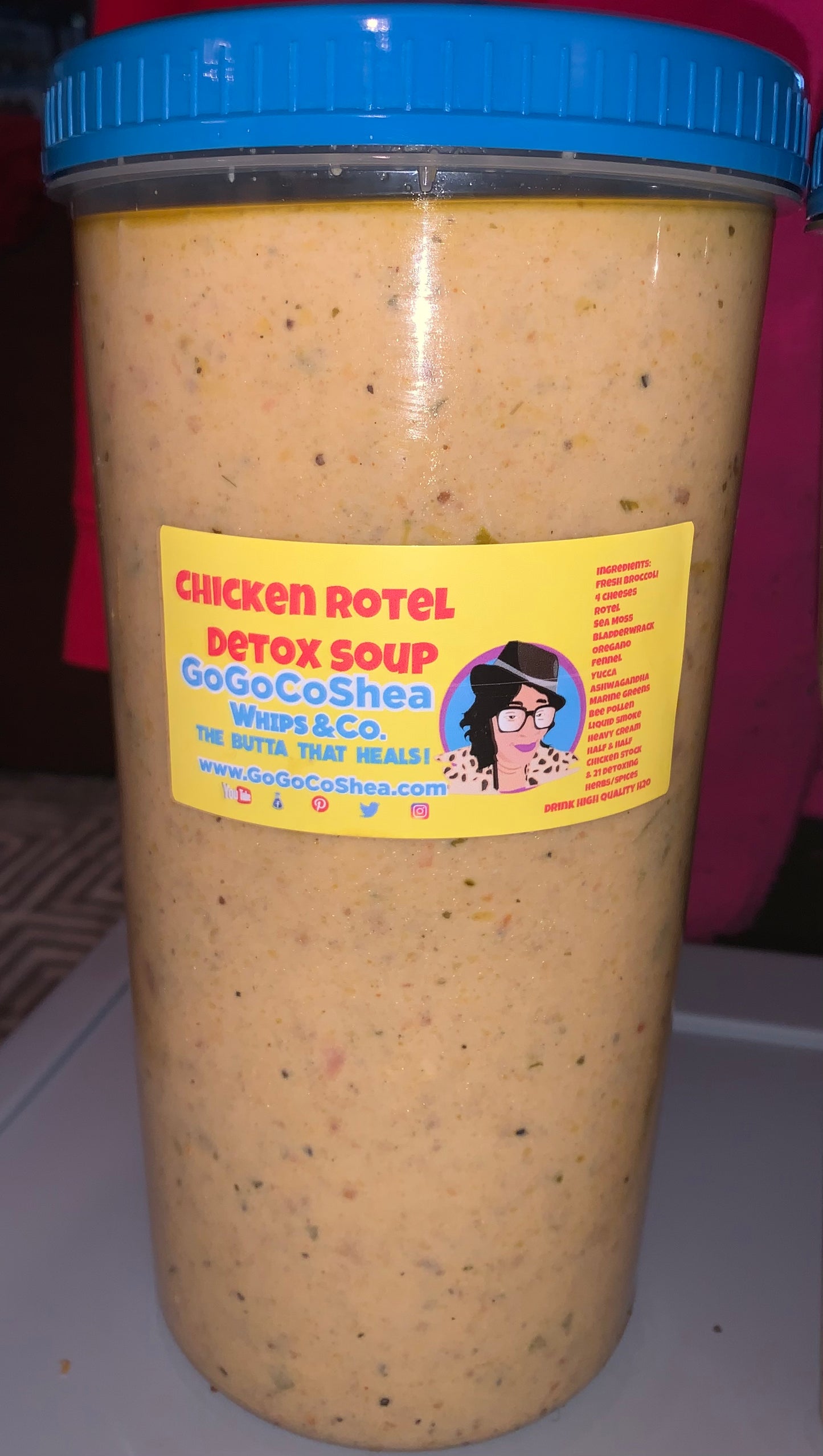 GoGo’s Chicken Rotel Detox Soup