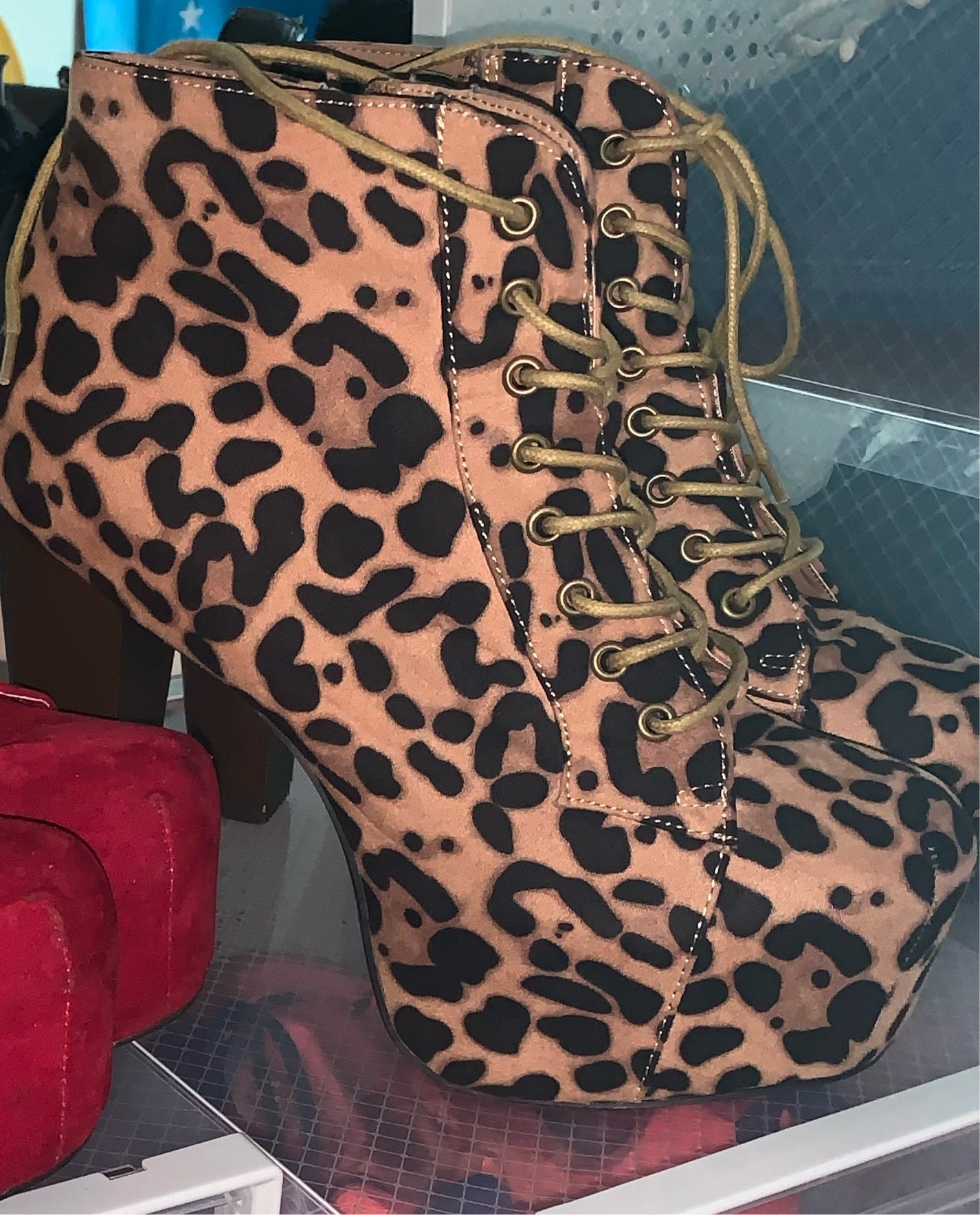 SOLD Leopard  Bootie